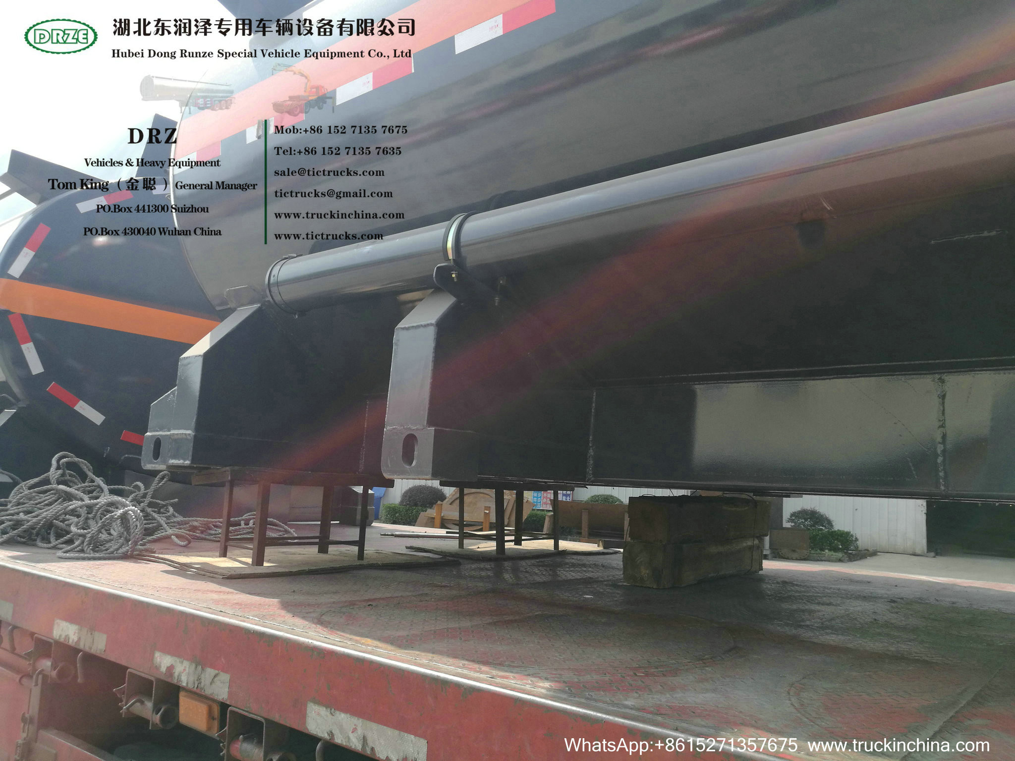 Chemical Acid Tank Body Chemical Liquid Tanker Body with Container Locks Trailer Road Transport WhsApp:+8615271357675