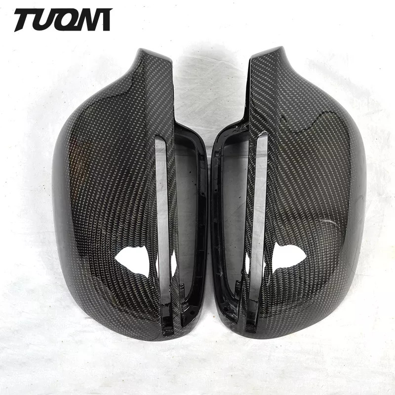 ABS Auto Side Mirror Covers Carbon Fiber Rearview Mirror Cover For Audi A6 C7