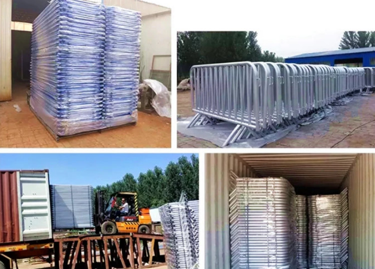Bridge Feet 2.5m Road Fence Barrier Galvanized Roadside Fence