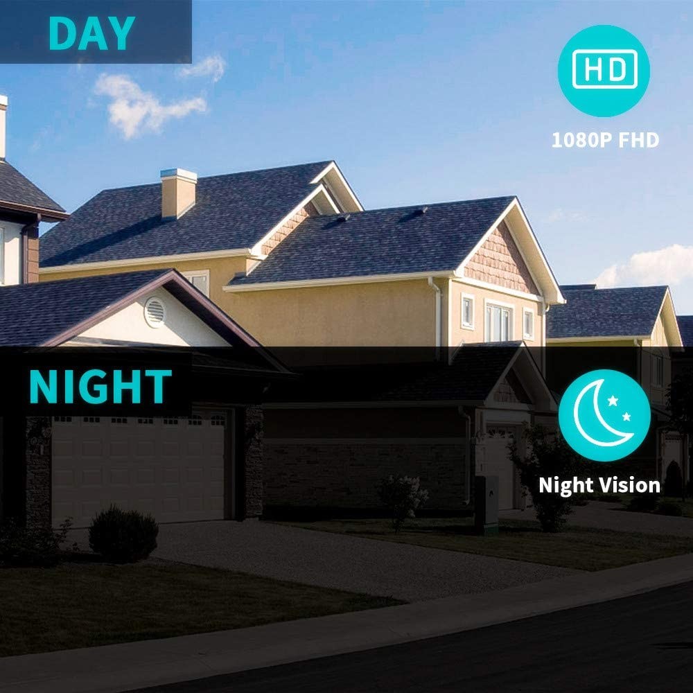 Night Vision Wifi Security Smart Surveillance Camera Outdoor 2MP IP Camera
