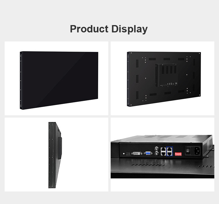60HZ LCD Video Wall 65inch Series Multi Screen Display Wall 0.37mmX0.37mm Pixel Pitch