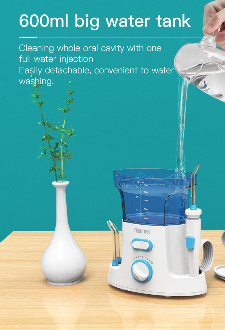 Oralginal 600ml Electric Water Jet Dental Floss 10+ Working Mode