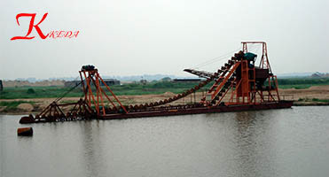 200m3/Hour Sand Bucket Chain Dredger Gold Dredger Diamond Dredger