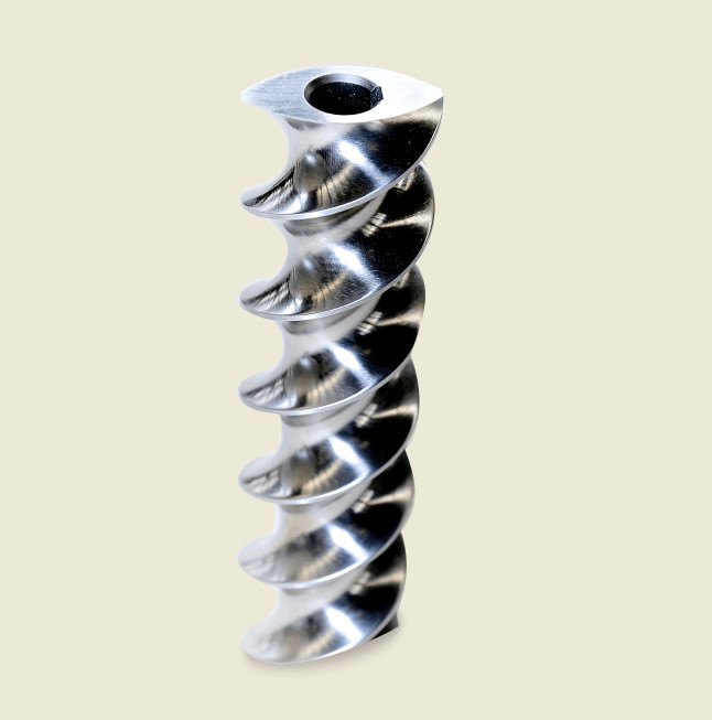 Sandblast Corrosion Resistance Conveying Extrusion Machine Parts Screw Elements