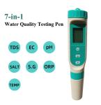 1PPM 1MV 1US/CM 0.01PH Newest 7 in 1 Digital pH Tester for Multi Parameter