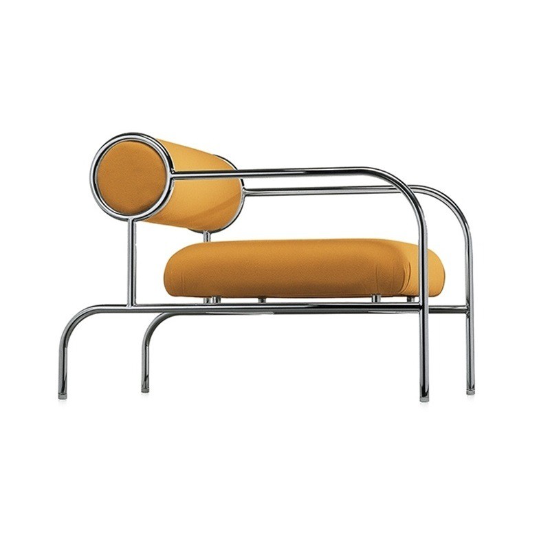Modern Chair Medieval Minimalist Leisure Chair Stainless Steel Frame