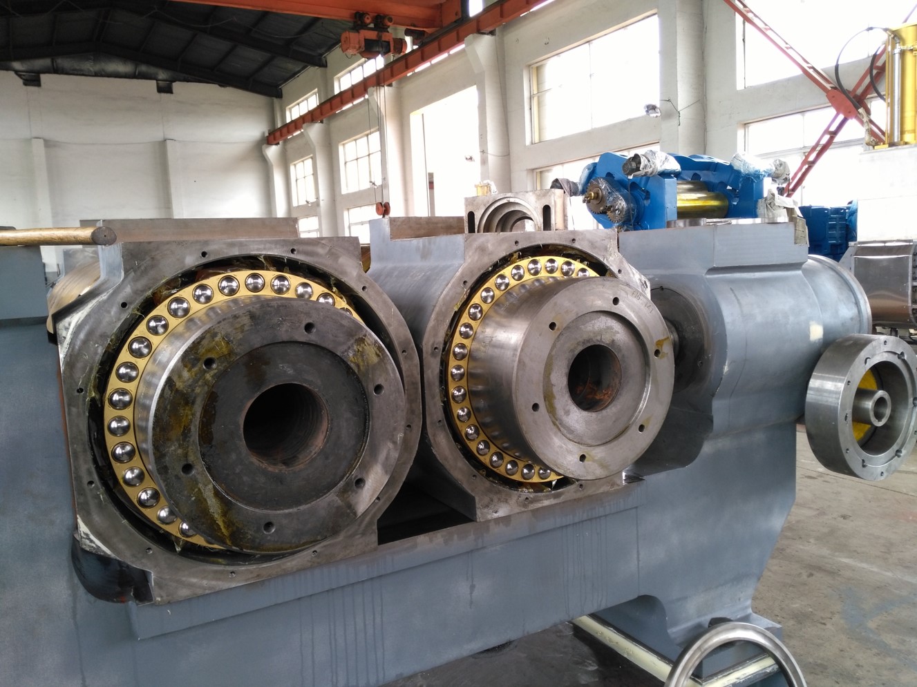 55KW Rubber Mixing Mill Machine XK450 Two Roll Open Mixing Mill