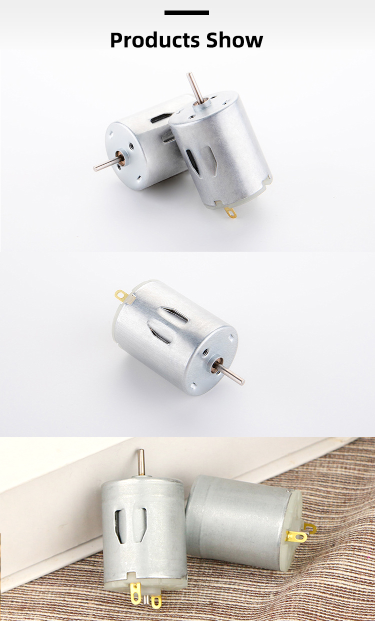 Faradyi Customized High Speed 3v 6v 9v 12v Motor Ie1 Rc Re Fk Ft 280 280sa Dc Motor
