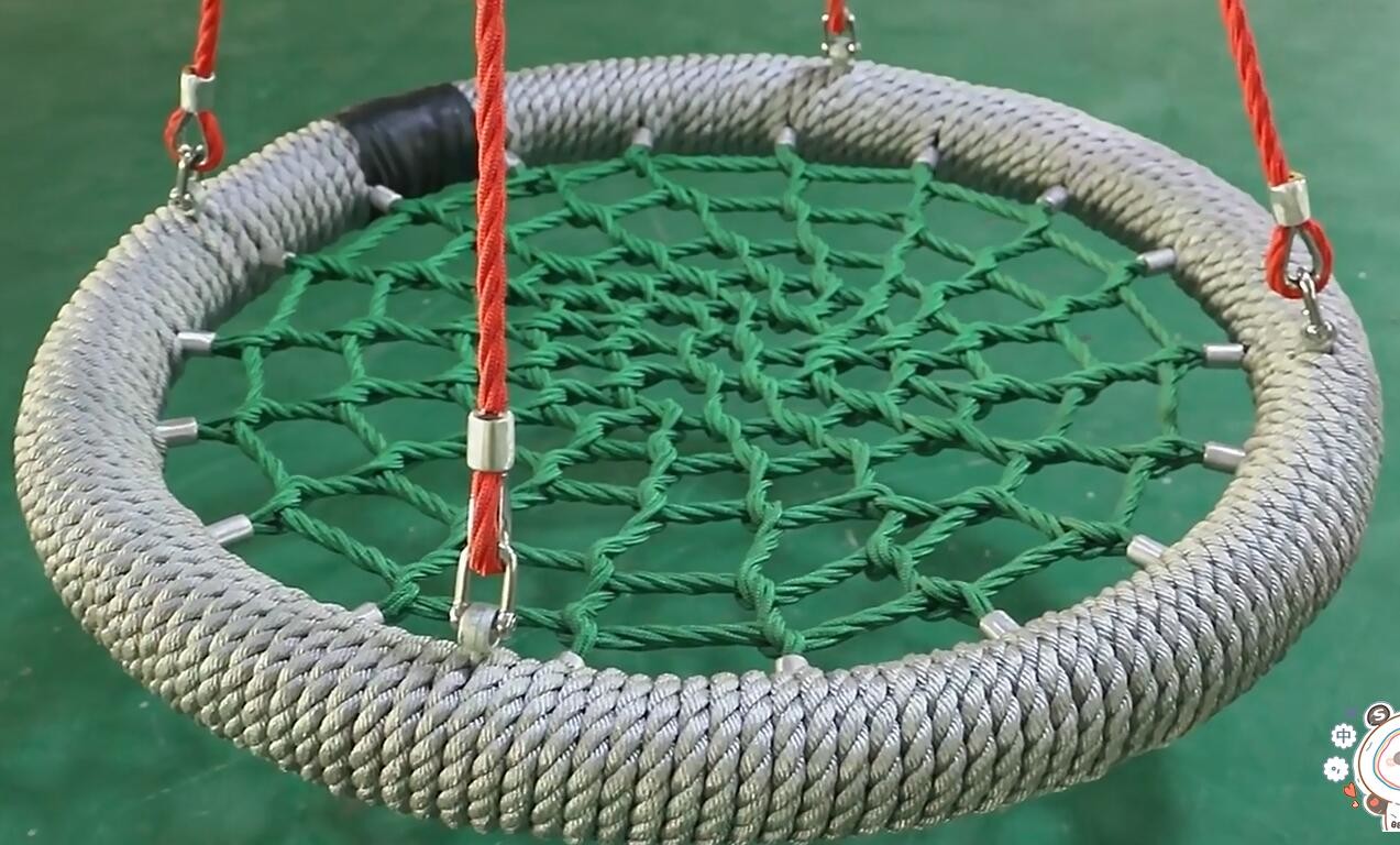 Customized Sizes 100cm Swing Net Bird Nest Swing For Children Playground