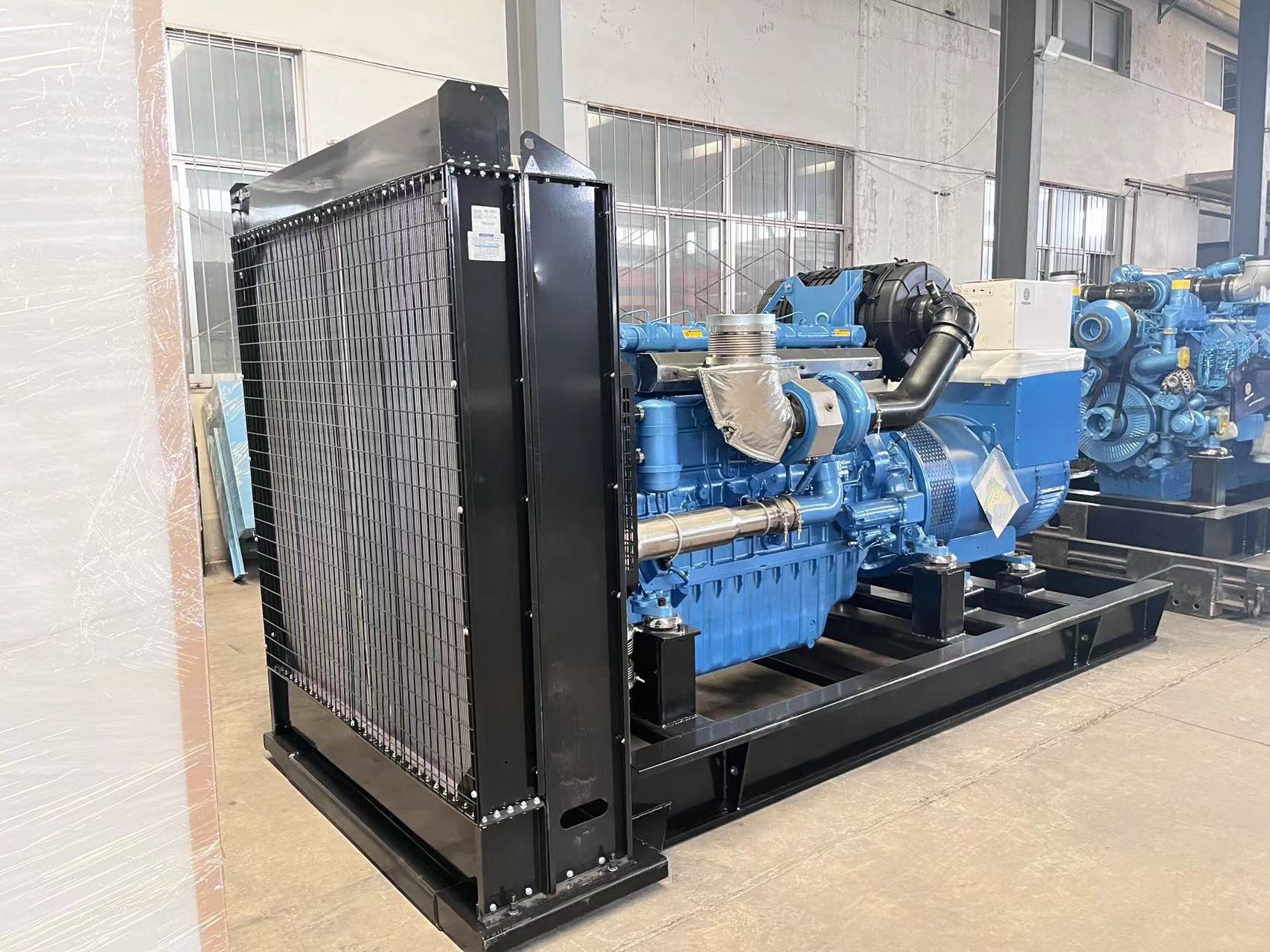 500KW Weichai Diesel Generator Set Auto Start Open Rack Type Backup Power Supply Solution