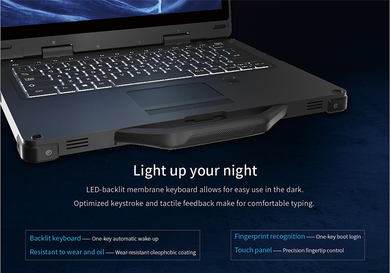 Rugged 13-Inch Laptop with Fire-Resistant Design Capacity Battery and i5/i7 Processor