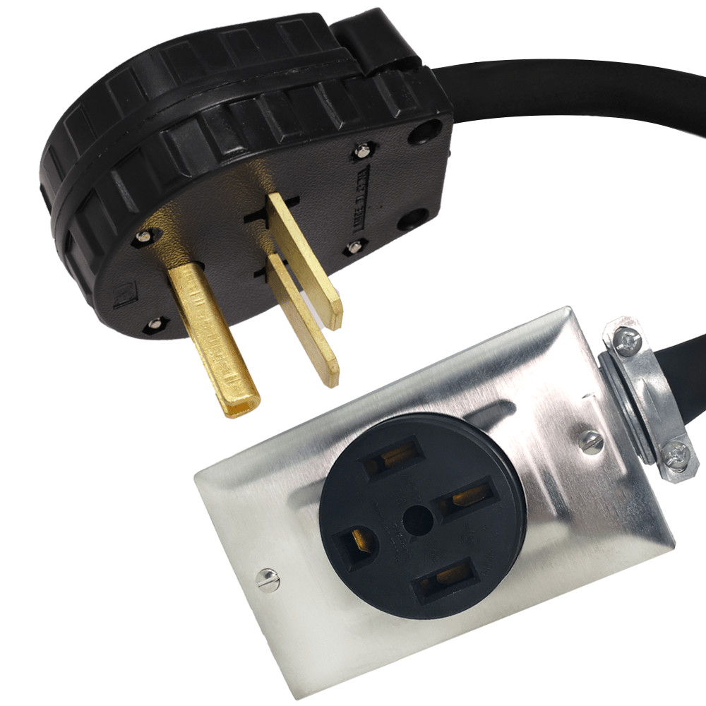 Thickened PVC Welding Adapter Cord 6-30P To 6-50R Multipurpose