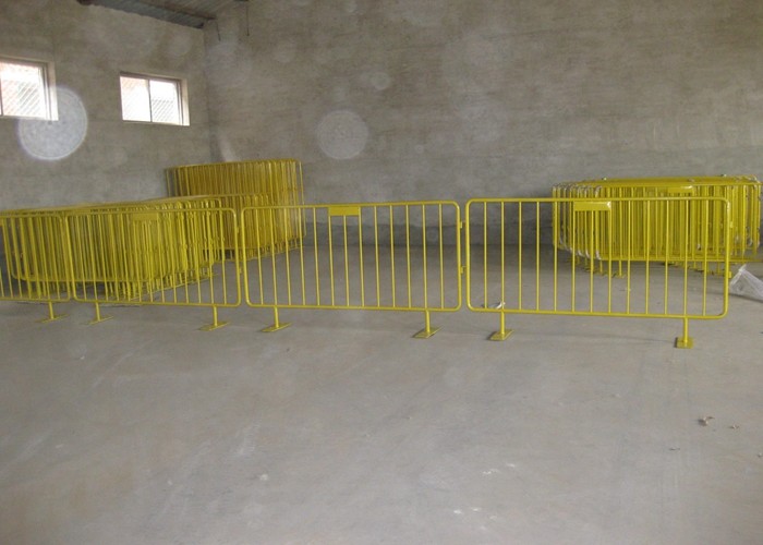 Temporary Crowd Control Barriers / Crowd Safety Barriers For Public Events