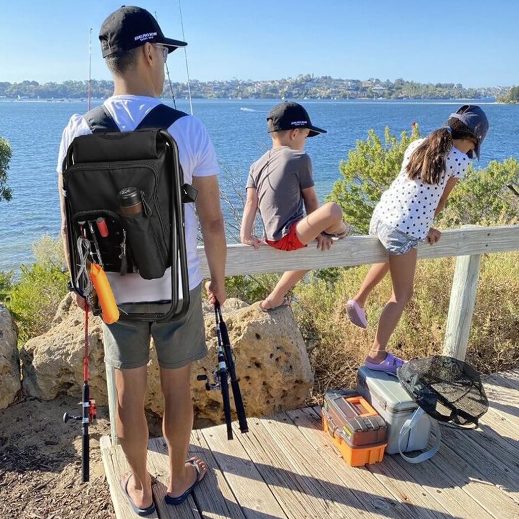 3 in 1 Portable Folding Cooler Backpack Leisure Facilities for Beach Chair and Camping