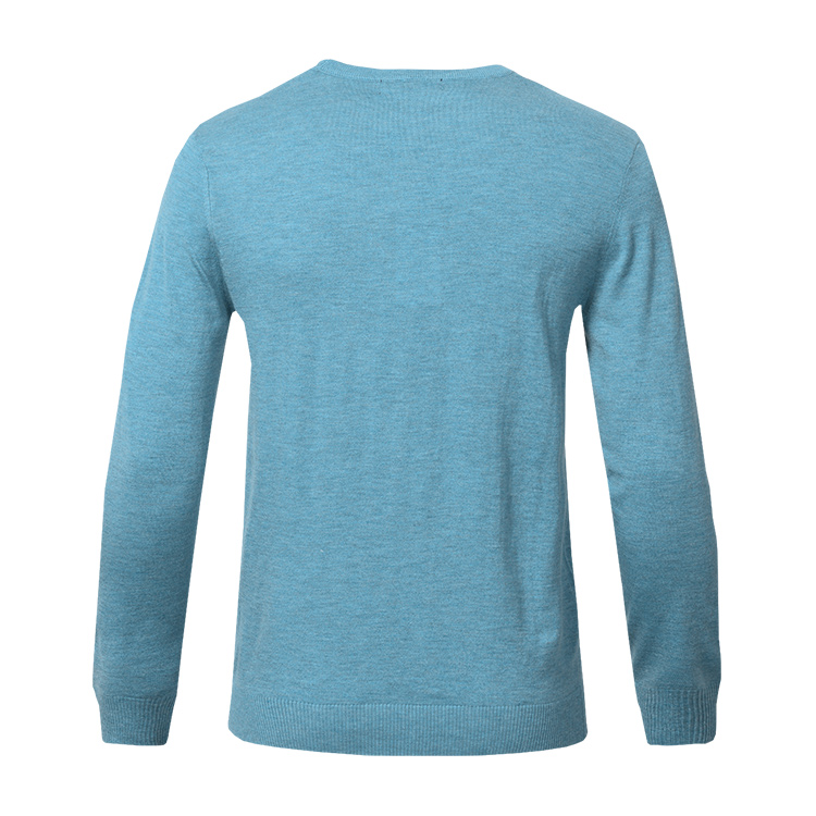 Color Block Mens Warm Winter Sweaters , Men's Cotton Pullover Sweaters