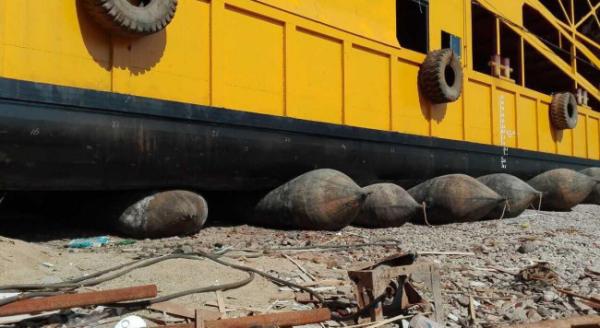 Natural Rubber Ship Launching Airbags Overall Winding Docking Marine Salvage