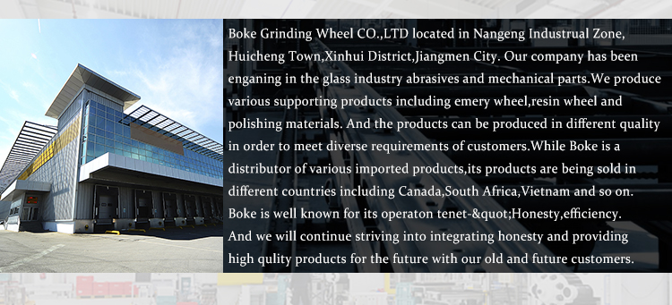 Factory Direct Sales Glass Processing Edging China Diamond Resin Wheel
