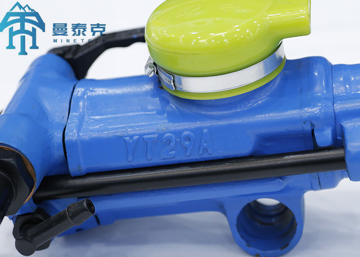 Hand Held Pneumatic YT29A Rock Drilling Tools 27kg For Mining