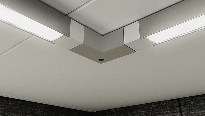 2.5m Led Light Aluminium Profile For Led Strips Diffuser