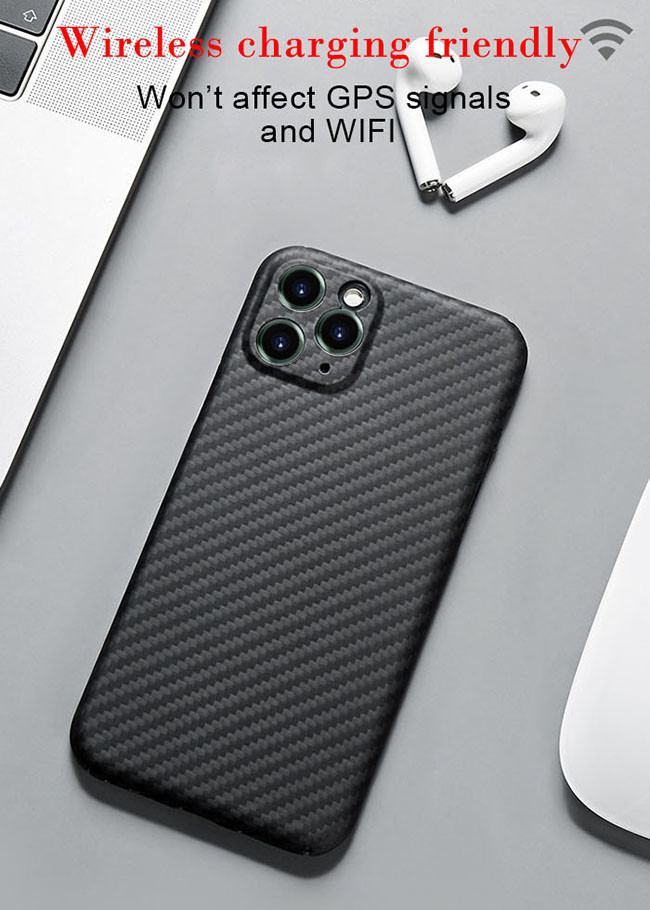 Military Grade Material iPhone 11 Aramid Case Carbon Fiber Phone Case
