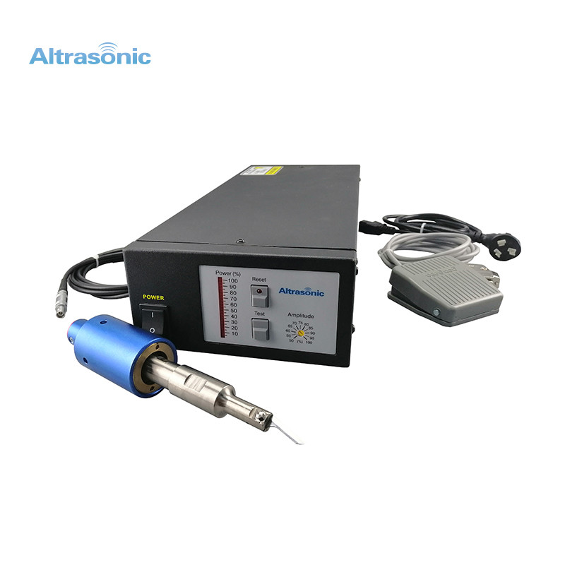 Portable 30kHz Ultrasonic Cutting Machine 500 Watt For Fabric Cutting