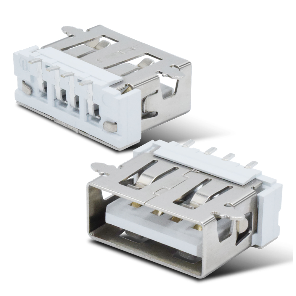 Plug Into Mini Usb Connector Female 2.0 AF SMD Type A For PCB