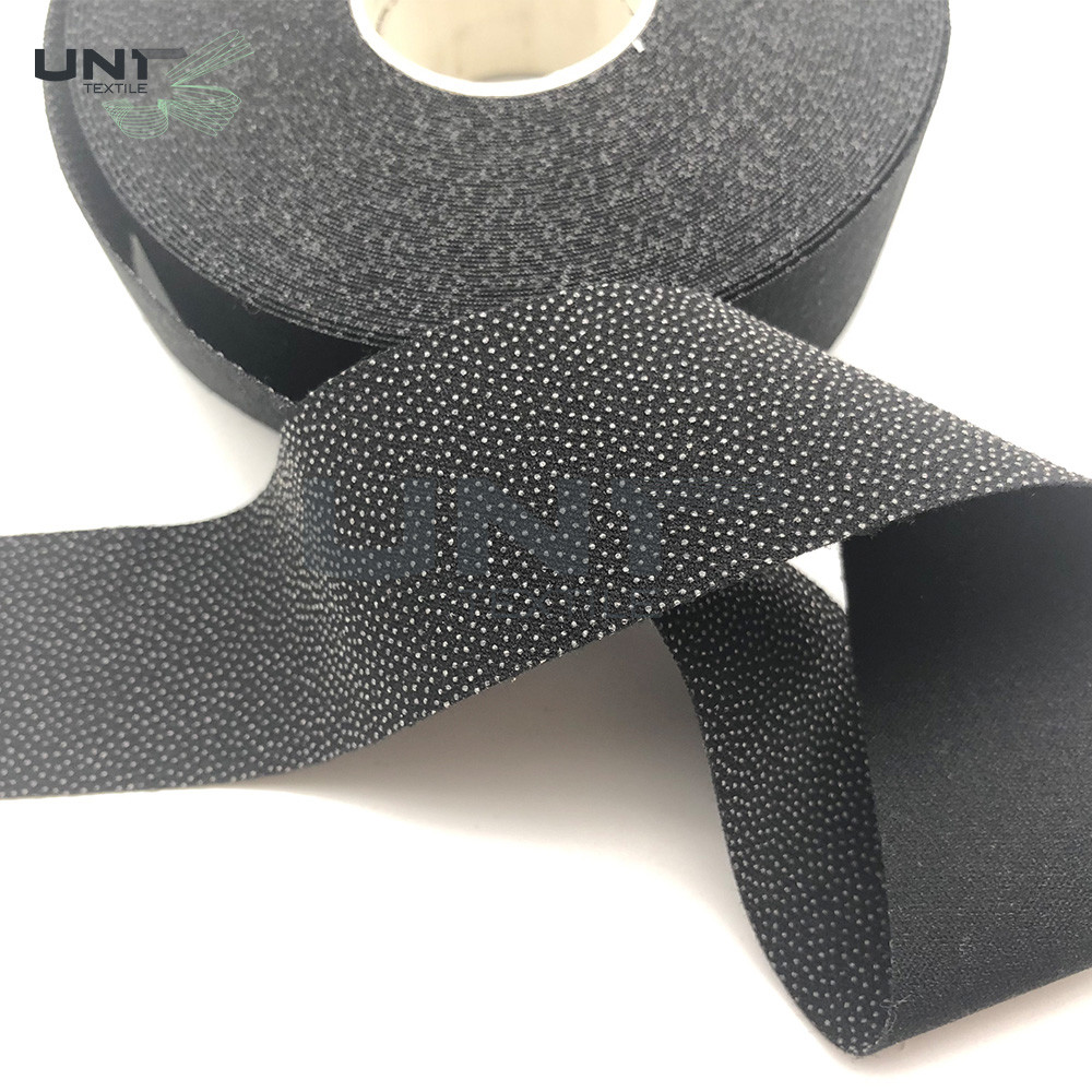 Eco Friendly Fusible Interlining PA Coating Elastic Waistband Interlining