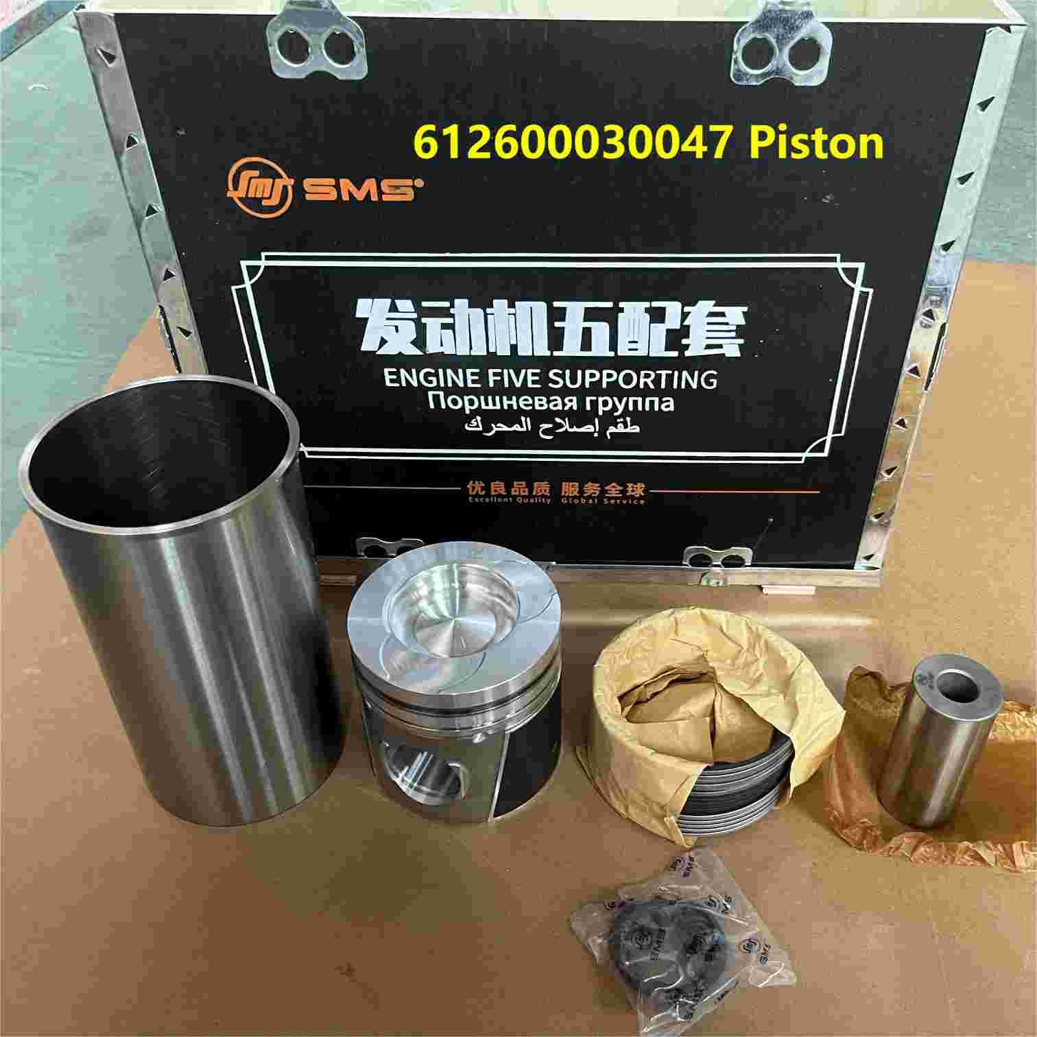 612600030047 Cylinder Liner WEICHAI Engine Parts Piston Ring Pin Engine WP10 Five Supporting