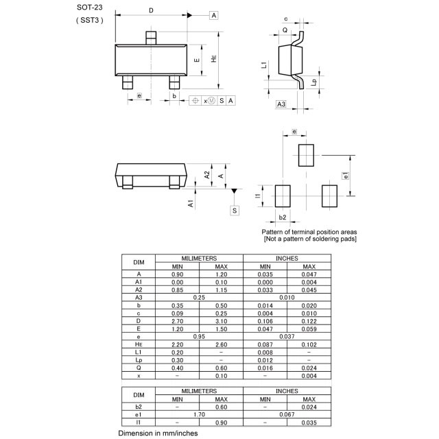 SST3906T116 Original SMD SMT Bipolar Transistors BJT 40V 200MA