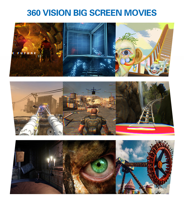 Dreamland 360 VR Simulator 360 Degree Rotating 5 Seats VR Magic UFO
