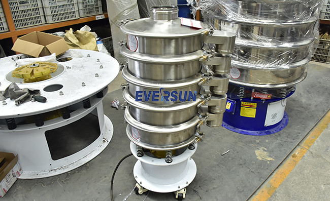 Accurate Carbon Steel Vibratory Sifter Separator For Precise Screening 1-500 Mesh