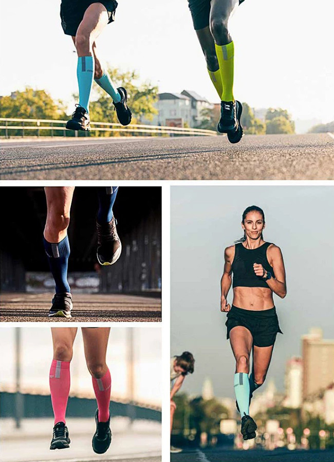 Custom Logo Compression Sports Socks Thick Terry Sports Knee High Socks