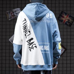 Buy cheap 75% Cotton Unlined Men Cool Hoodies Hiphop Loose Gothic Print Hoodie product