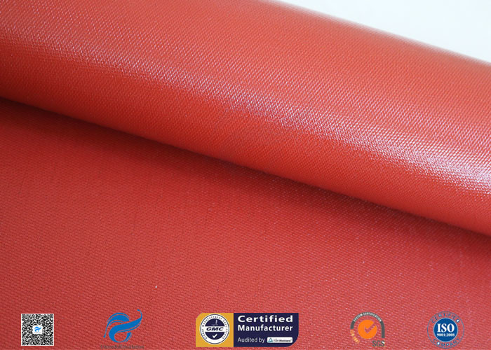 Silicone Coated Fiberglass Fabric Thermal Insulation Materials 1010GSM 51"
