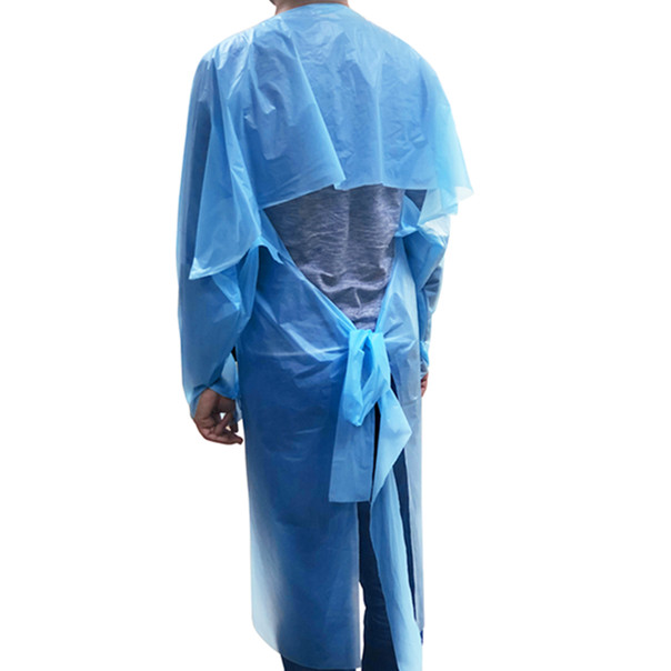 Plastic Disposable Aprons For Healthcare Workers / Medical Staff Protection