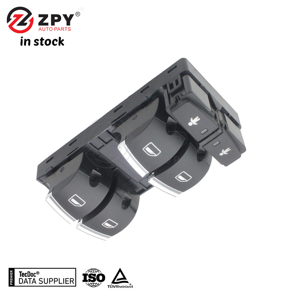 ZPY Front Left Window Switch W/Child Lock For Audi Q7 3.0 2011-2015 4F0 959 851J
