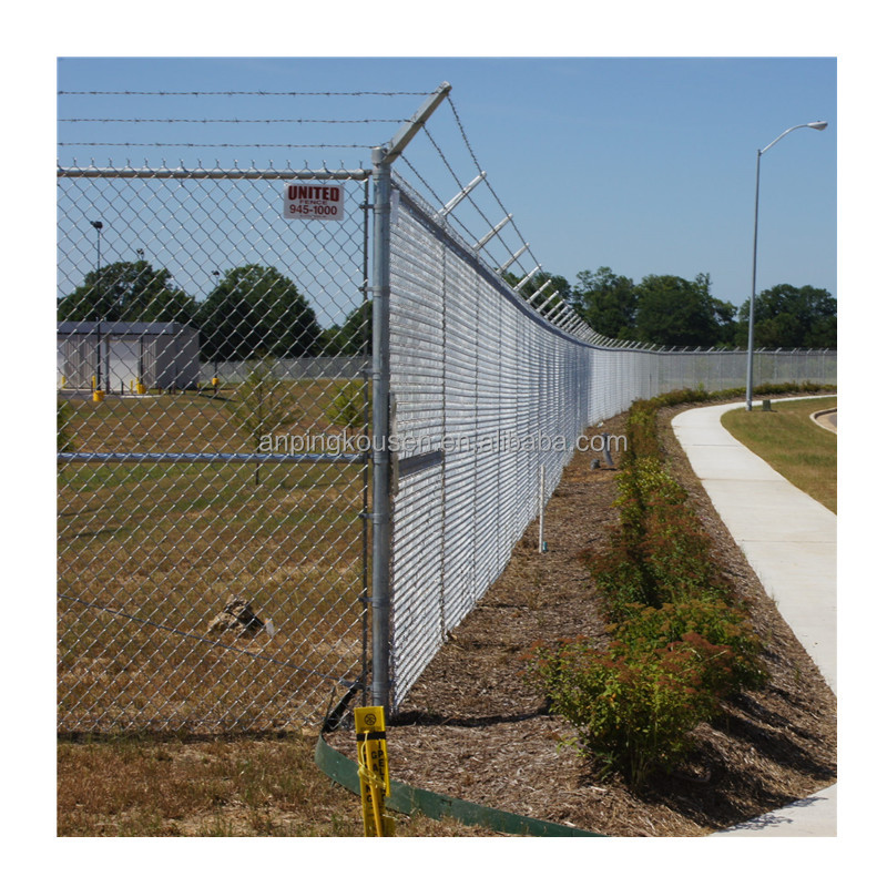 Galvanized Chain Link Fence for Outside Garden Sports Ground in Hot Dip Galvanization