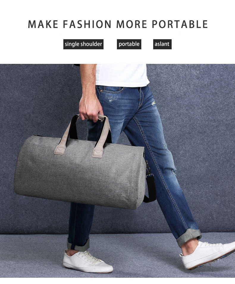 Business Men'S Travel Duffle Bag Length 55cm Width 28cm Height 30cm