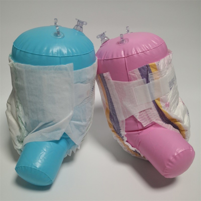 Printed Cotton Elastic Waist Nonwoven Soft Baby Diapers Disposable