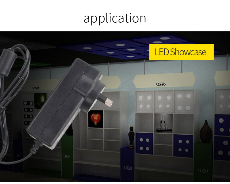 Interchangeable Universal Power Adapter , Ac Dc Power Supply Adapter For CCTV / LED / Digital