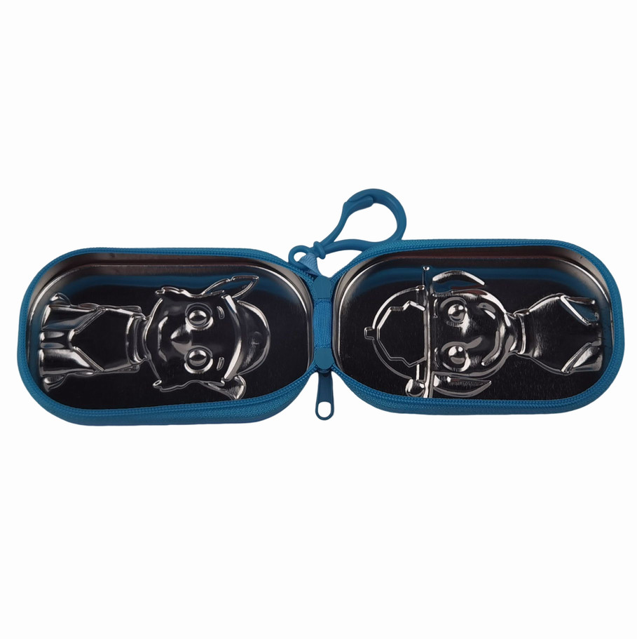 Oval Custom 3D Embossing Tin Gift Box Decorative Special Occasion
