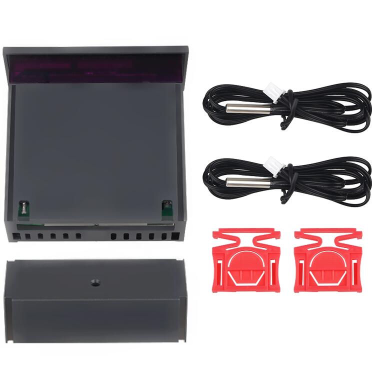 STC-3008 12V 24V 220V Dual Digital Temperature Controller Two Relay Output Thermostat Thermoregulator