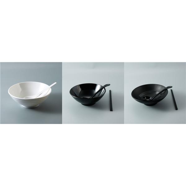 Black 260cc 100% A5 Melamine Cups Mugs Go With Ramen Bowl
