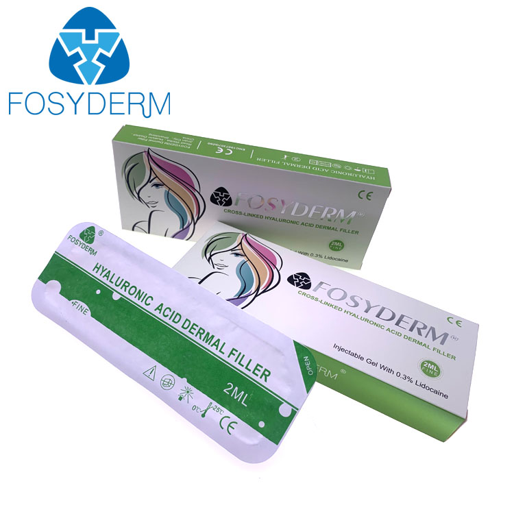 Fosyderm 2ml Fillers For Fine Lines Facial Hyaluronic Acid Dermal