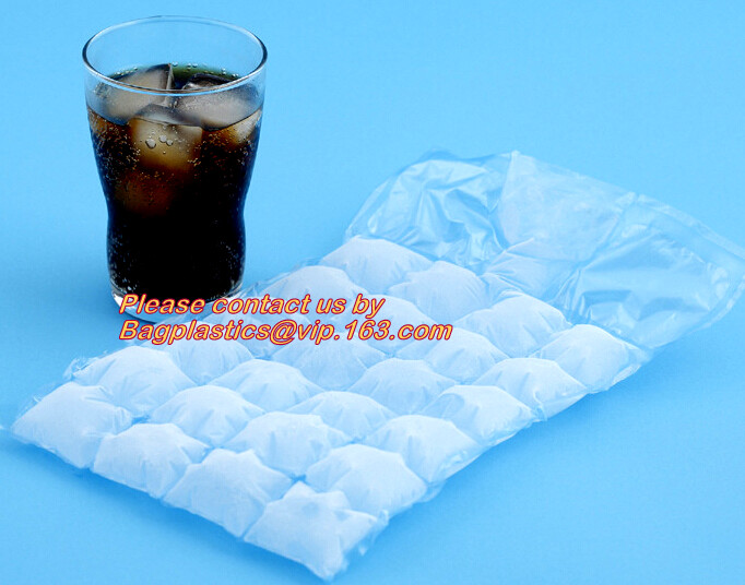 BPA Free Custom Ice Cube Maker, Disposable Polyethylene Pe Plastic Ice Cube Bags, Selfsealing Ice Cube Packaging Bag