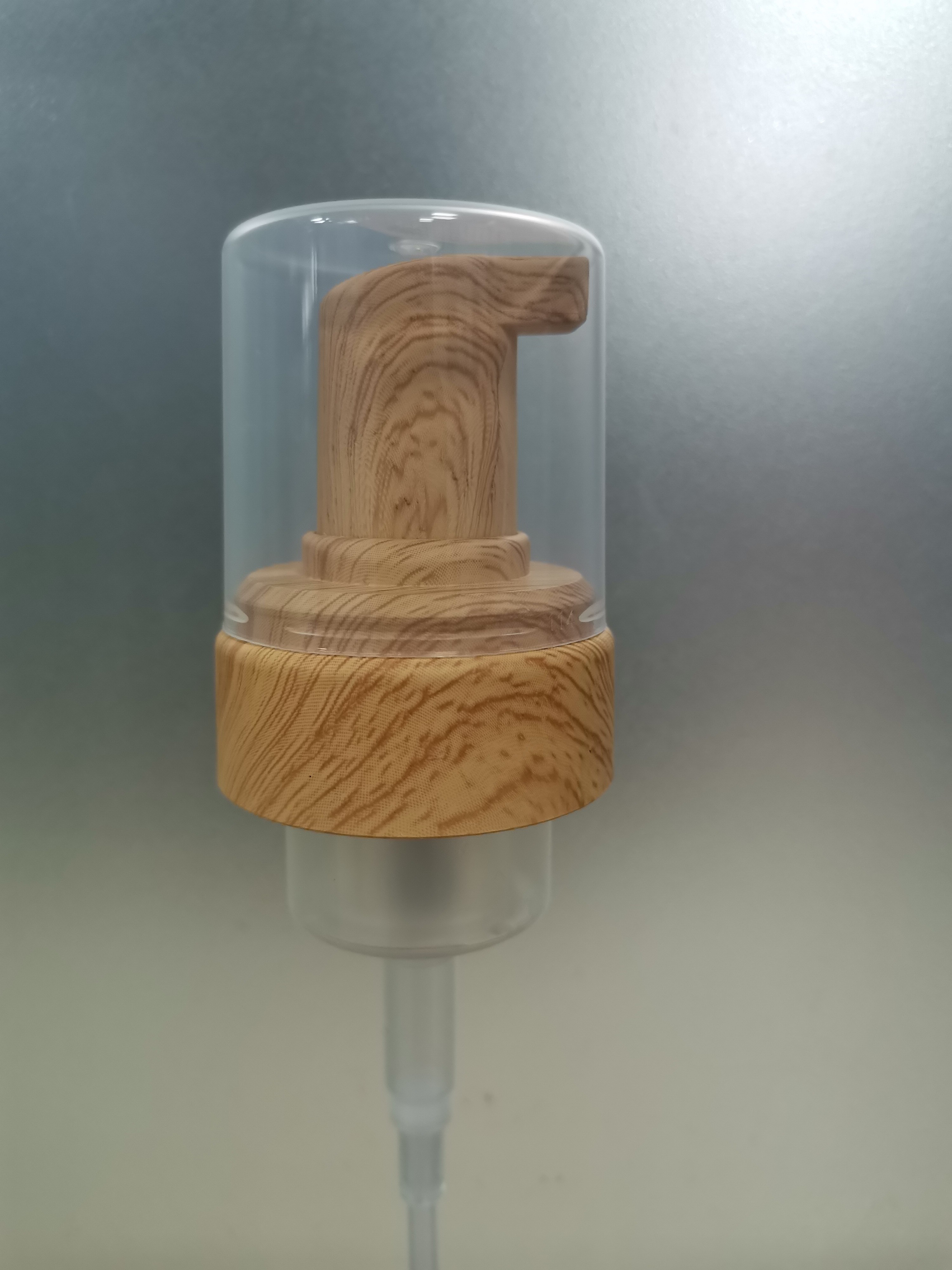 Pump Product Form Facial Wash Foam Pump With Precise Dimension Hydrographics Transfer Printing