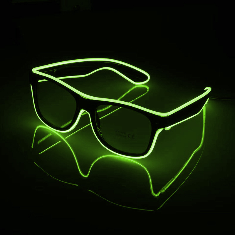 Luminous Glasses Blinds Glow Sunglasses For Party Bar Flash LED Light Toys Easy