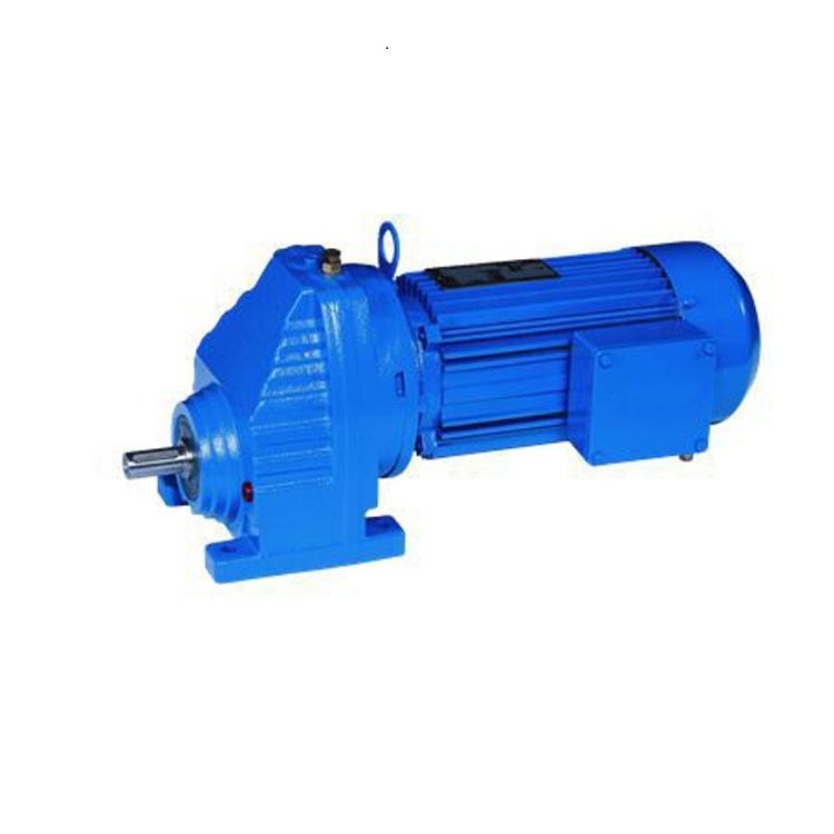 Coaxial inline Helical Bevel Gear Reducer 2hp Electric Motor For Conveyor Belt