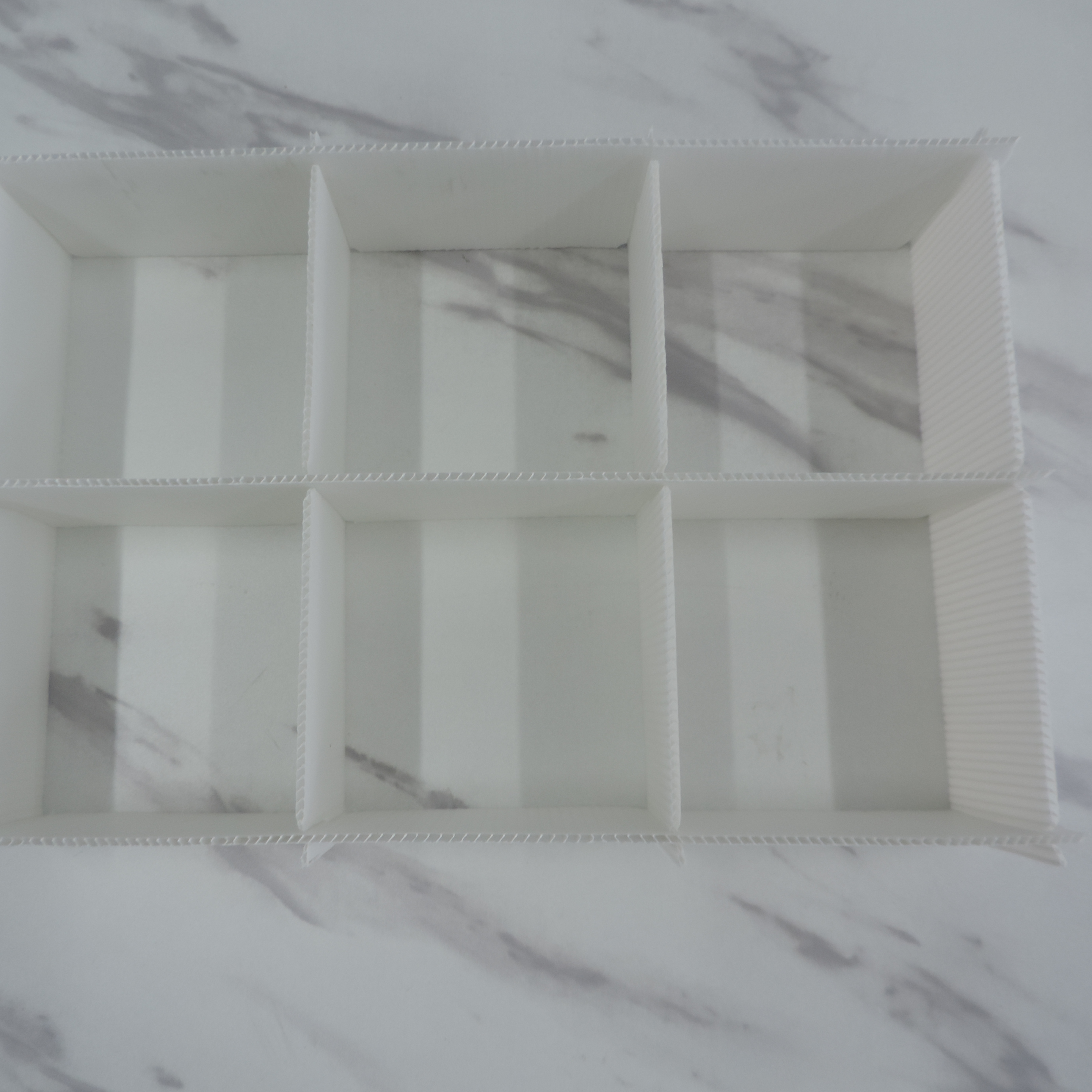 Customized Corrugated Plastic Dividers Turn Over Packaging Box Partitions
