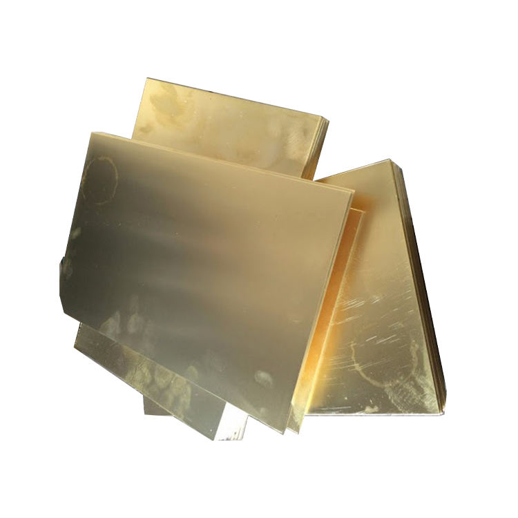 Bright Surface Brass Copper Sheet H63 50mm 1250mm Wide T1 H59